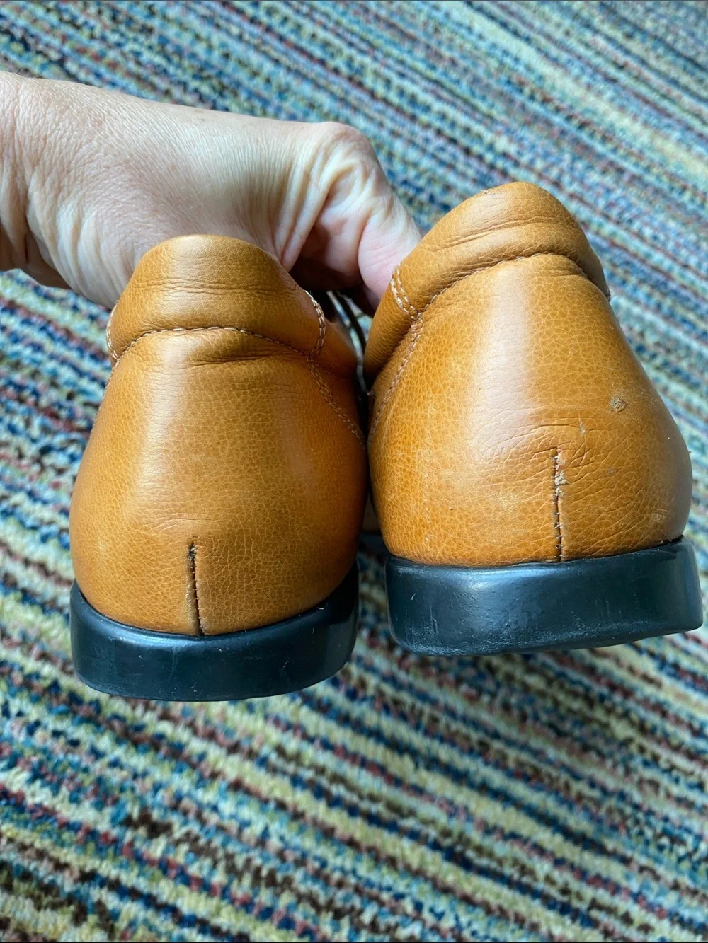 Men’s Brumel Export Italian Leather casual shoes — 🚨Flaws!🚨—project shoes